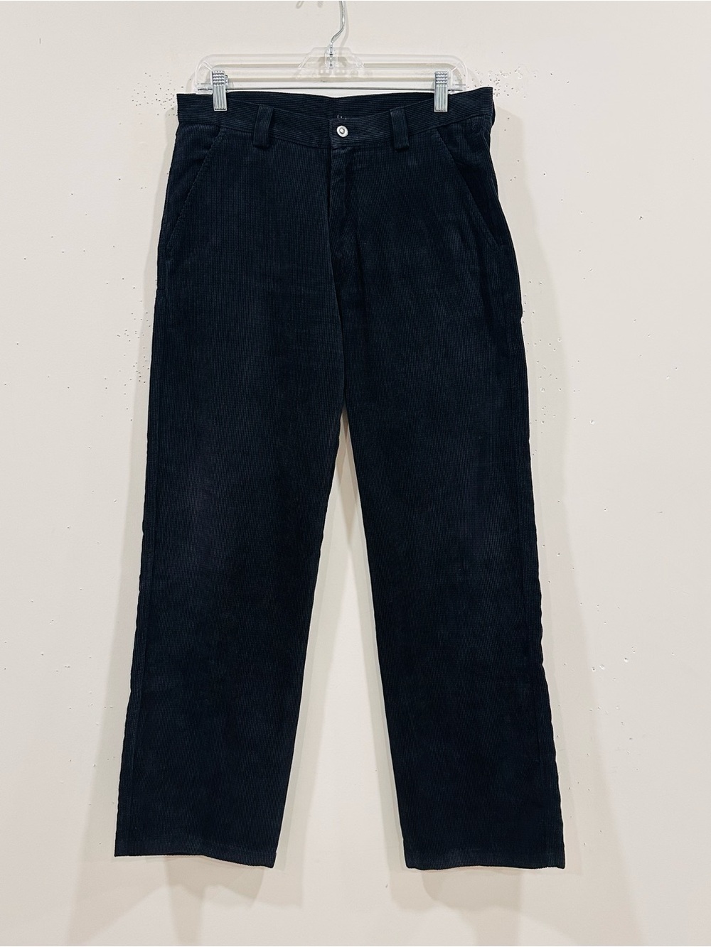 Emporio Armani Brad Line Men's Corduroy Pants Trousers  Gray Size 32x32